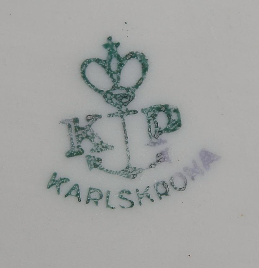 MAT- OCH KAFFESERVIS, 72 delar, porslin, Karlskrona.