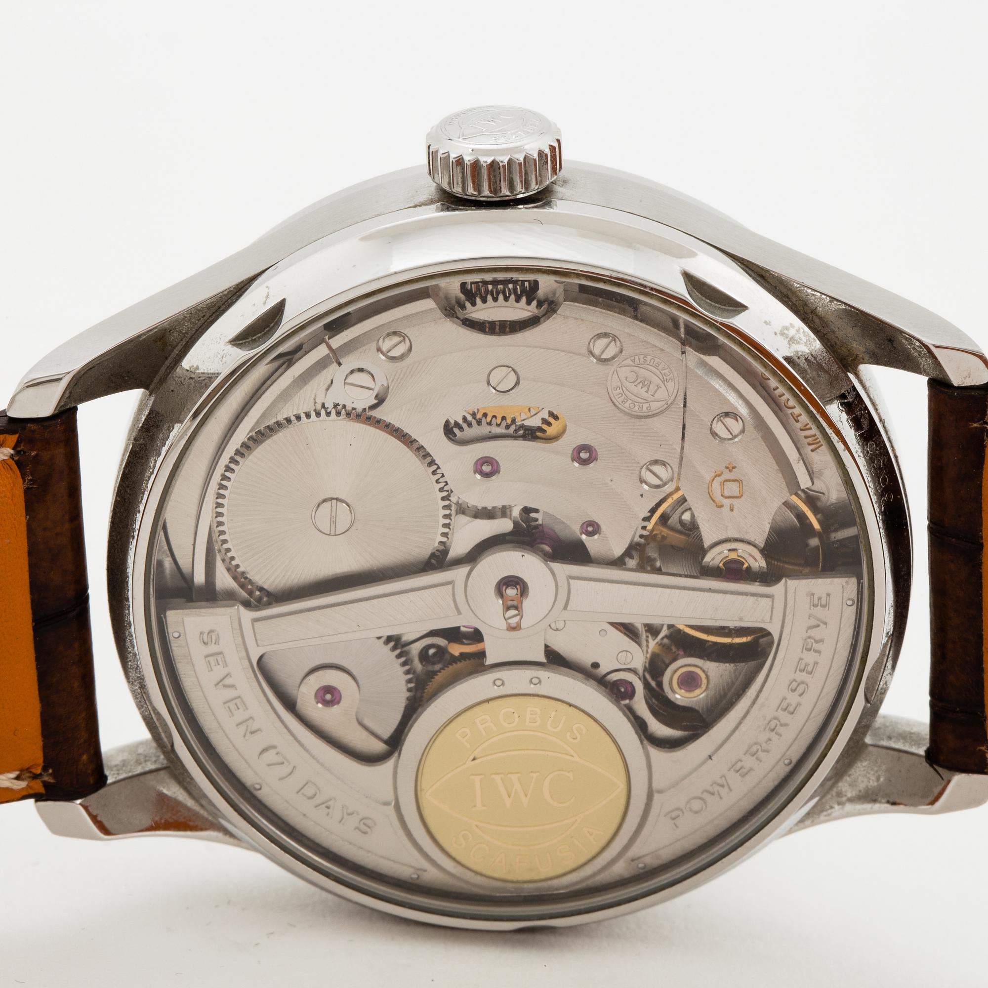 IWC, Schaffhausen, Portuguese, wristwatch, 42 mm.
