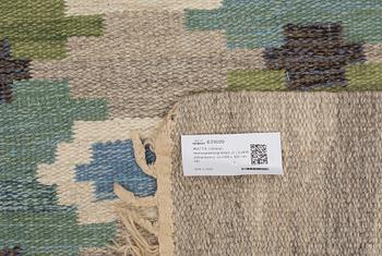 MATTA, rölakan, monogramsignerad JJ (Judith Johansson), ca 244 x 166 cm.