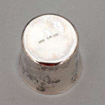 BÄGARE, 11+1, silver, Öijving Juvelerare, Gävle/Stockholm, 1948. Vikt ca 278g.