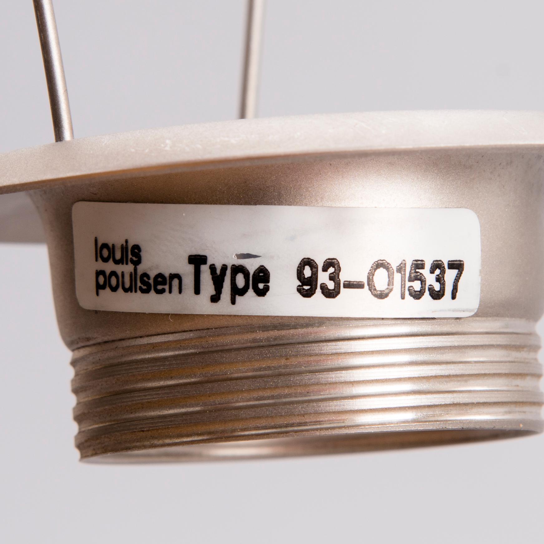 POUL HENNINGSEN, taklampa, "TREPH", Louis Poulsen. 1990-tal.