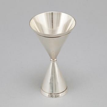 A wedding silver cup by Helge Lindgren, K Andersson Stockholm 1948.