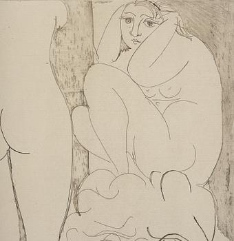 Pablo Picasso, "Femme songeuse et inquiète dans l'atelier de sculpture", ur: "La Suite Vollard".