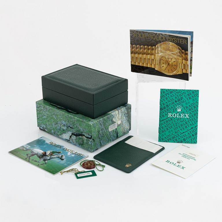 Rolex, Oyster Perpetual, Datejust, Chronometer, armbandsur, 36 mm,