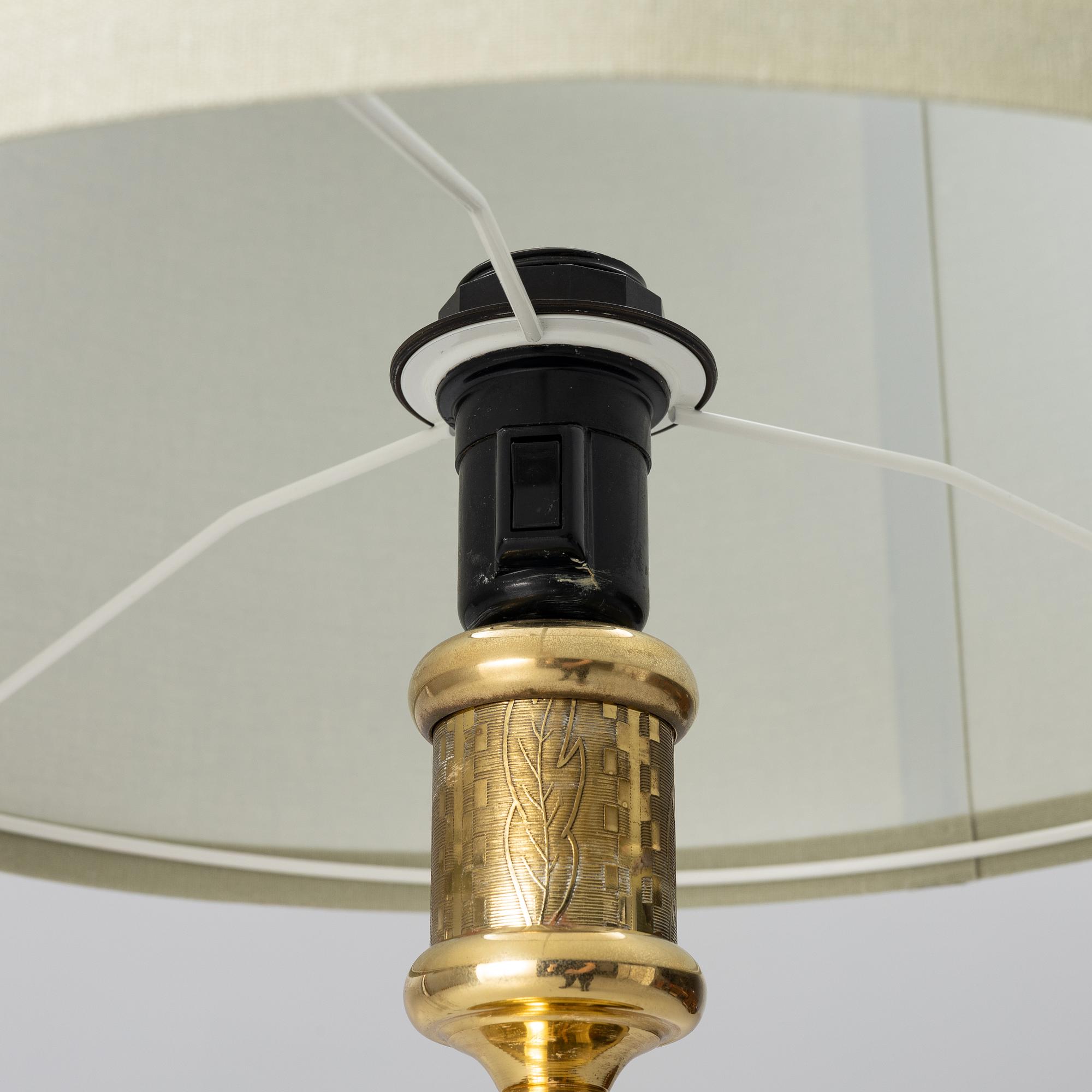 Golvlampa, 1900-talets andra hälft.