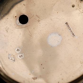 SPINDELUR, silver, Nieveten, London, omkring år 1800.