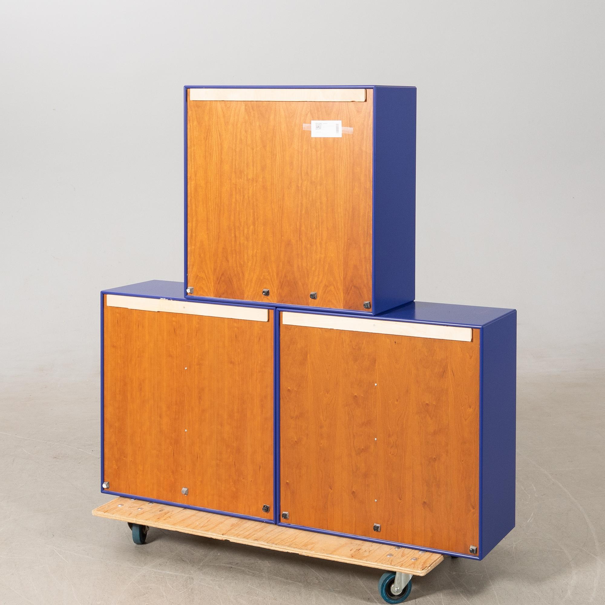 Peter J Lassen, shelving system 3 dlr Montana Møbler, Denmark late 20th century.