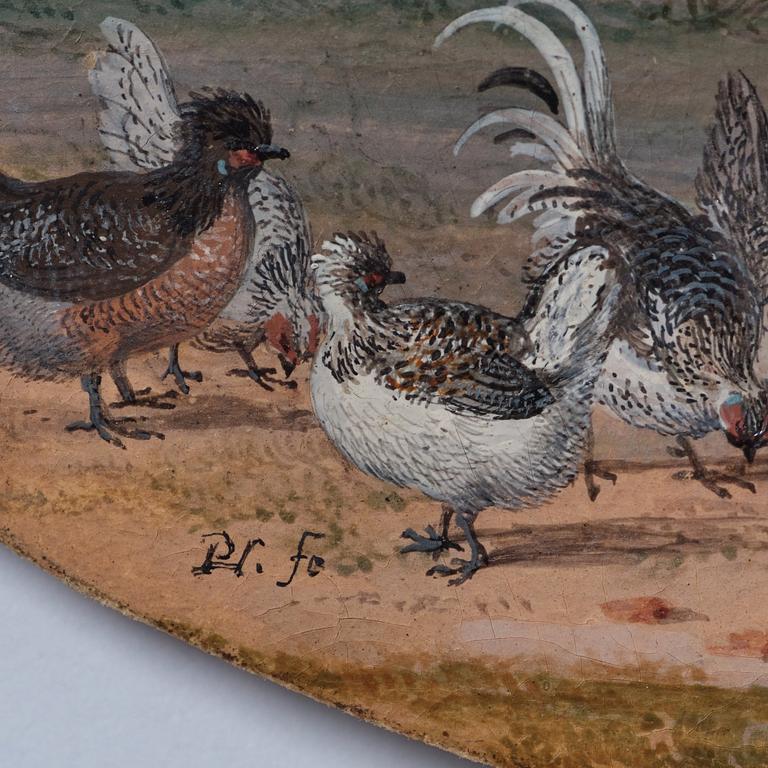 Philip Ferdinand de Hamilton Circle of, Landscapes with birds, a pair.