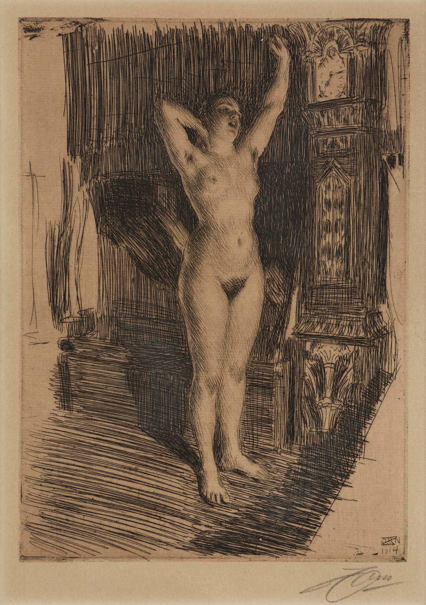 Anders Zorn, "Tidigt".
