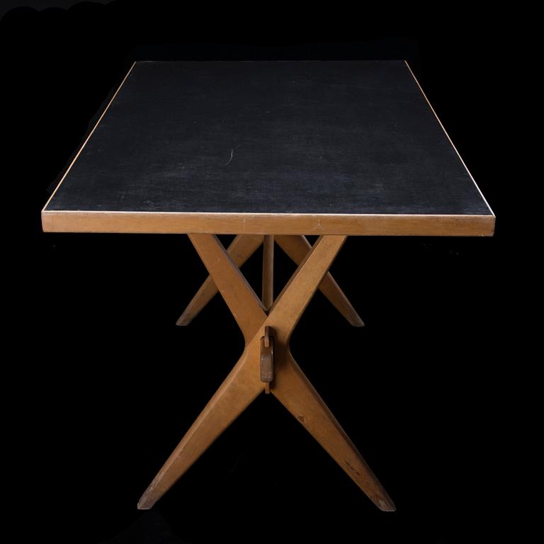 ILMARI TAPIOVAARA, X-LEGGED TABLE. Keravan puuteollisuus, 1940s.