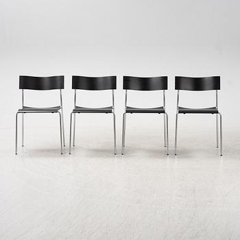 A set of four 'Campus' chairs by Johannes Foersom & Peter Hiort-Lorenzen for Lammhults, designed 1992.