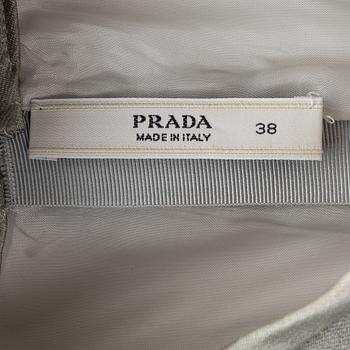 Prada, a silk-mix jacket and top, size 38.