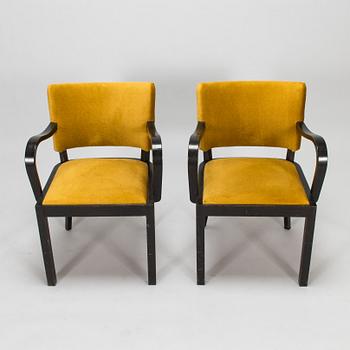 Maija Heikinheimo, a pair of 1930's '279' armchairs for Asko.