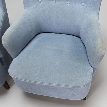 Fåtöljer, ett par, 1900-talets mitt.