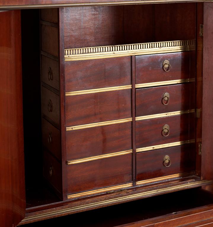 A RUSSIAN DIRECTOIRE 1790'S WRITING TABLE ATTRIBUTED TO CHRISTIAN MEYER.