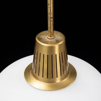 Hans Bergström, a brass and glass lamp.