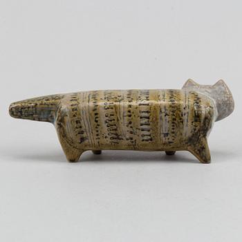 Lisa Larson, two stoneware figurines, Gustavsberg.