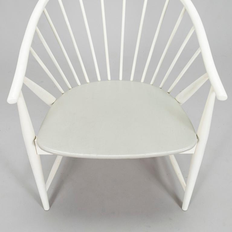 Sonna Rosén, karmstol/fåtölj "Solfjädern" 1950/60-tal AB Nässjö stolfabrik.