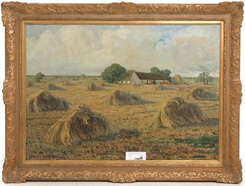 KNUT DAHLANDER, olja på duk, sign.