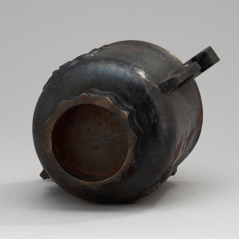 A cast iron garden urn, Sweden 1920's,