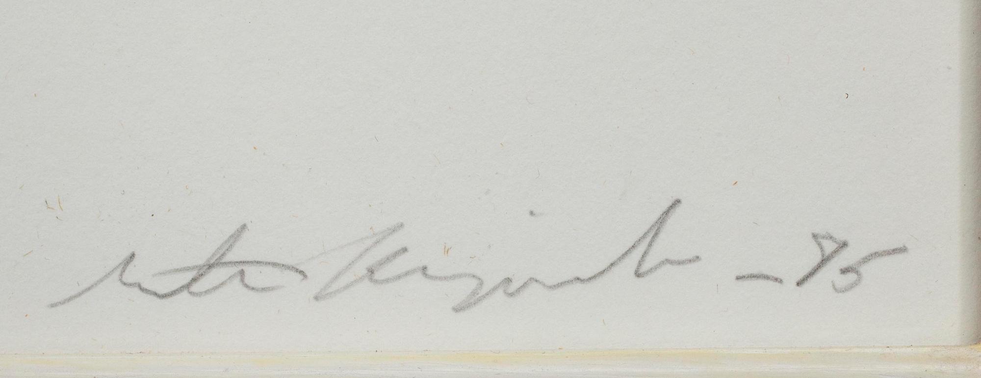 MATTI KUJASALO, serigrafi, signerad och daterad -85.