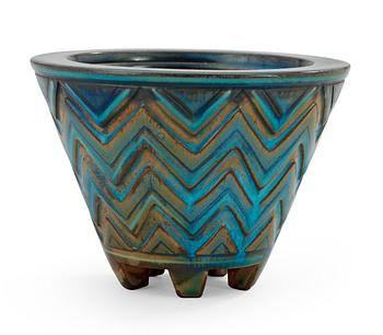 886. A Wilhelm Kåge 'Farsta' stoneware bowl, Gustavsberg Studio 1950.