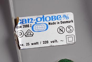 JORDGLOB, plast, Danmark sent 1900-tal.