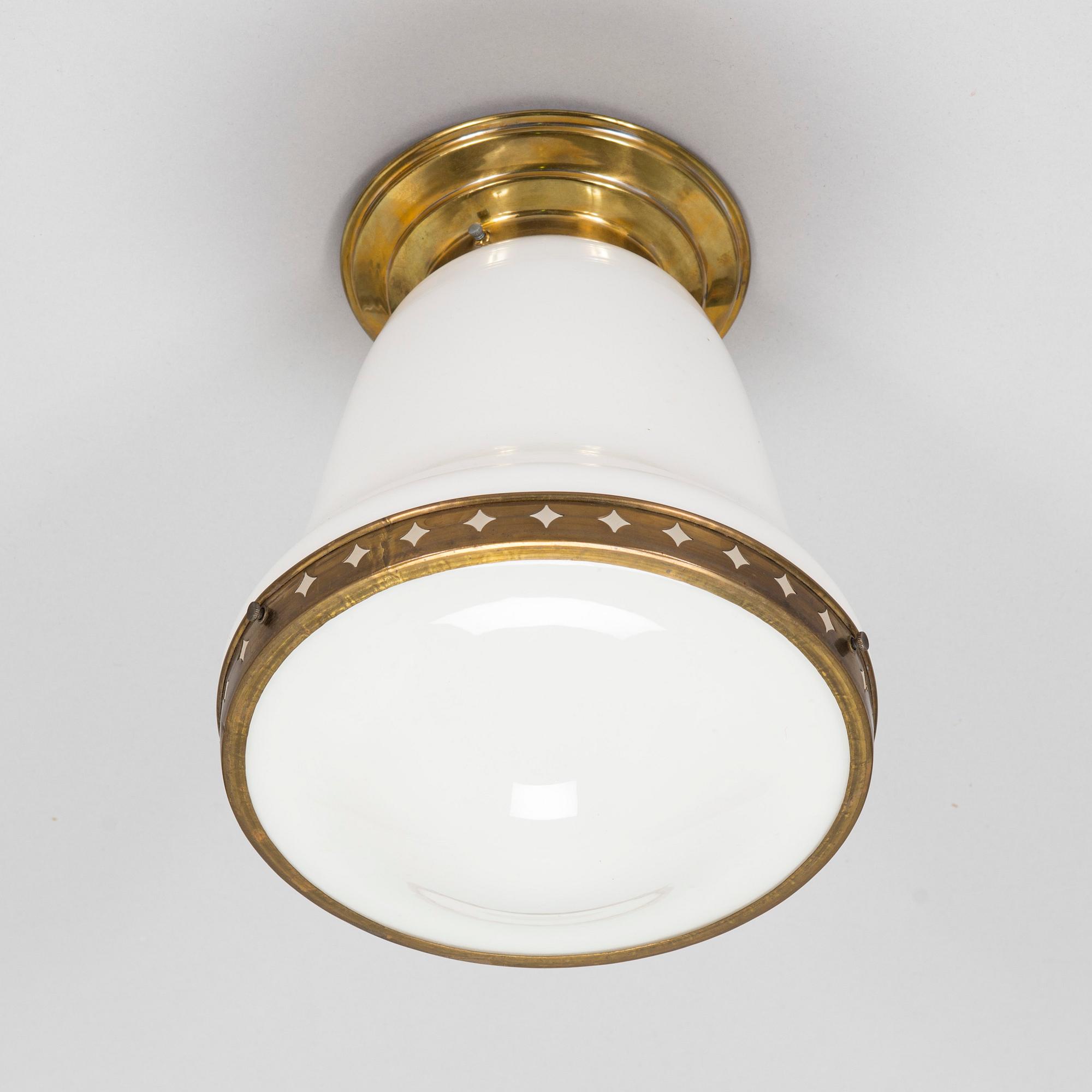 A 1920s ceiling light.