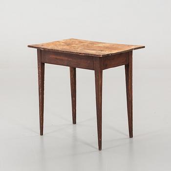 BORD MED LÅDA, allmoge, 1800-tal.