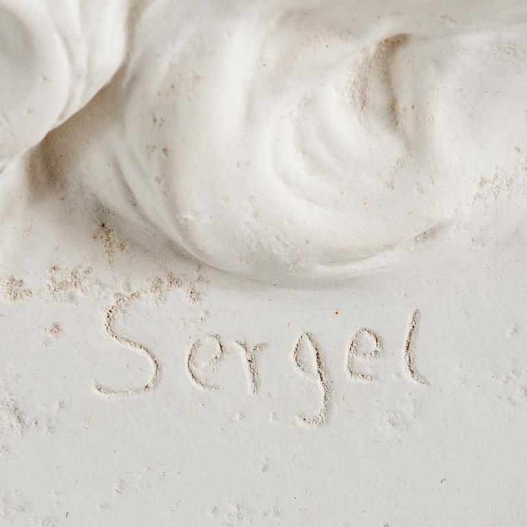 A 21th Century plaster relief, copy after J T Sergel.