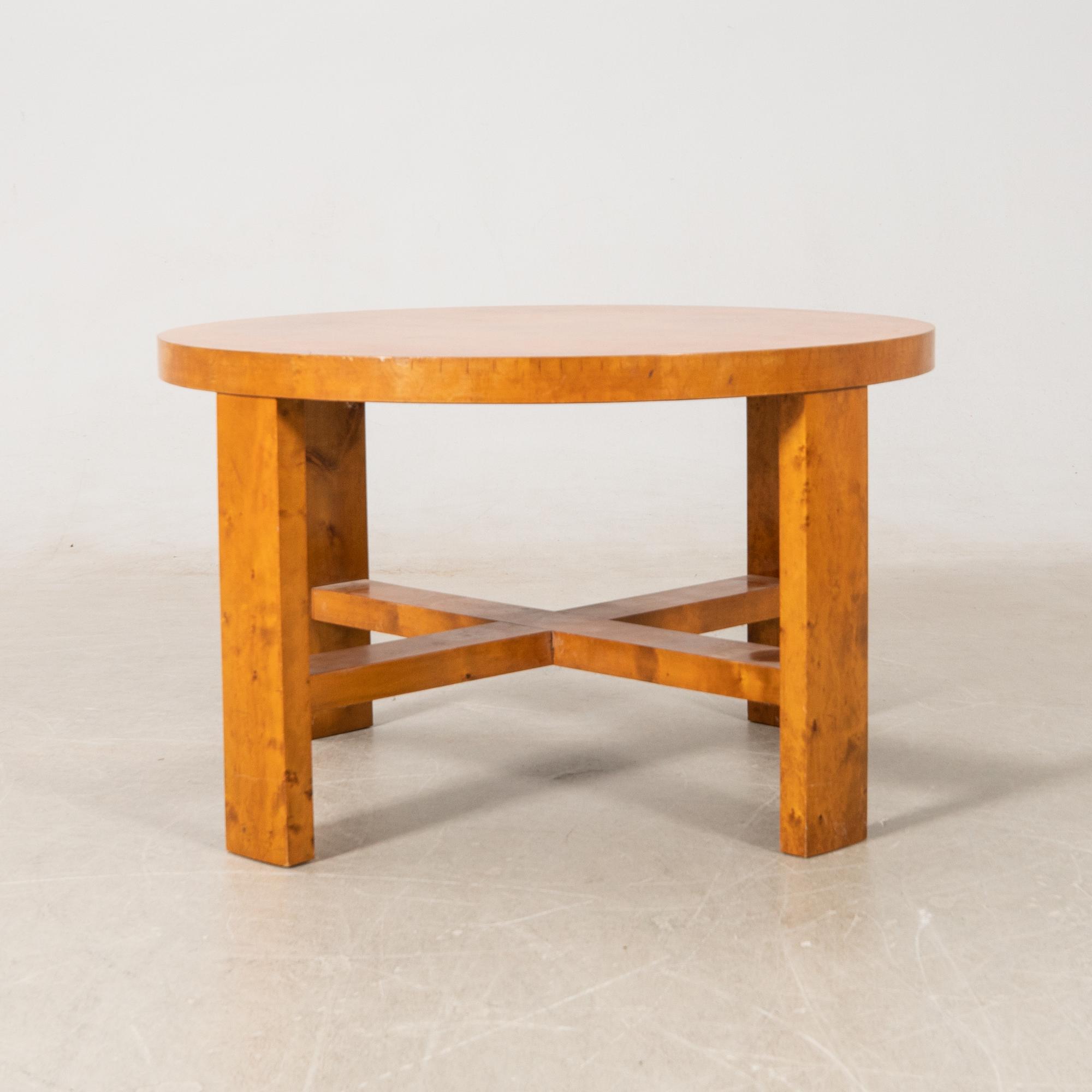 Coffee table 1940s Swedish Modern.