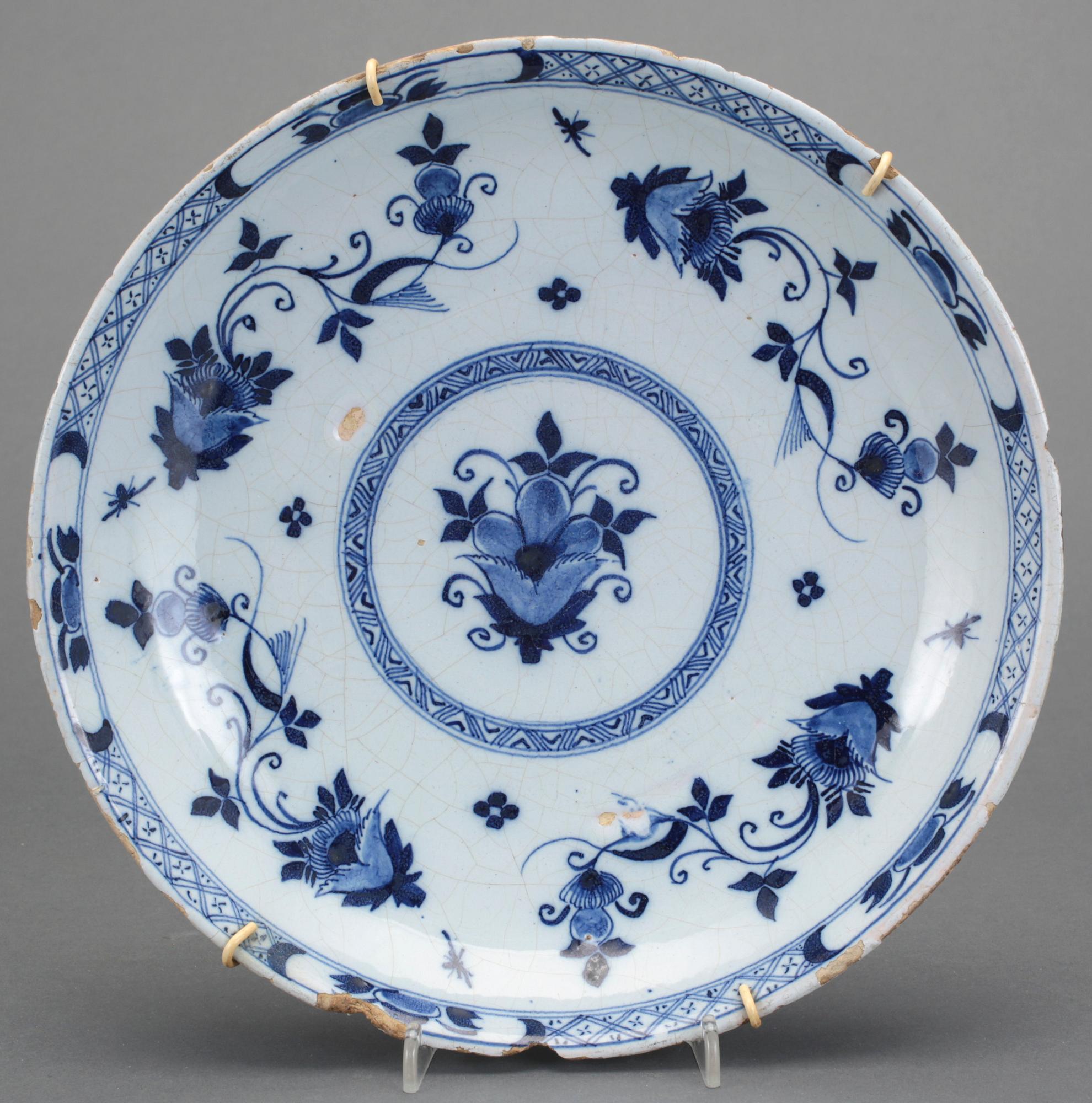 FAT, 3 st, fajans, 1700/1800-tal.