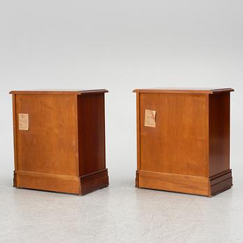 A  pair of bedside tables, Grange, France, late 20th century.
