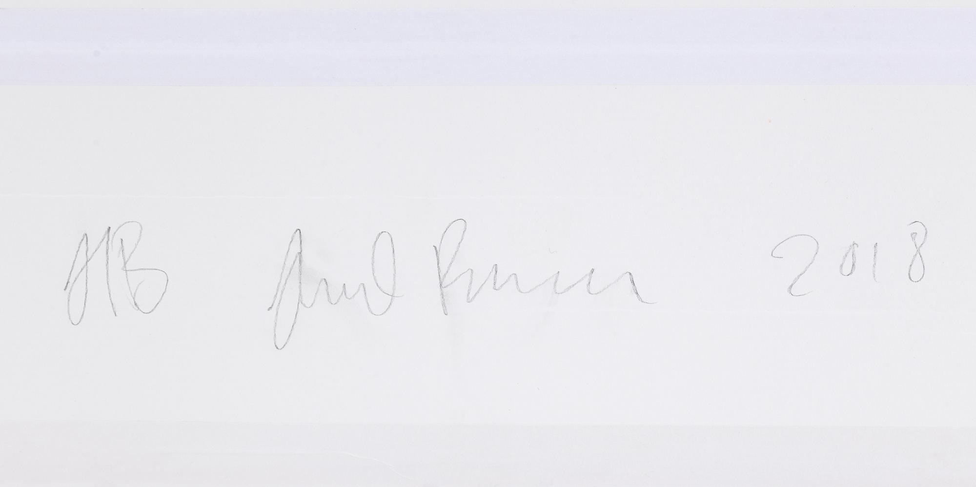 HENRIK BONNEVIER, C-print. Signed and dated 2018. Numbered 2/3.