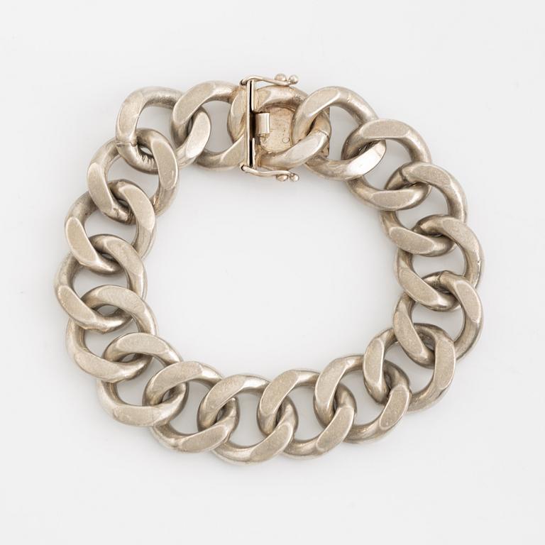 Victor Janson Guldvaru AB, armband, silver, Lindesberg 1972.