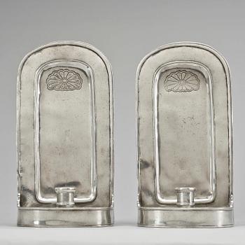 LAMPETTER, ett par, tenn, troligen 1900-talets början.