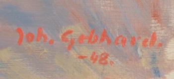 Johannes Gebhard, Maisema.