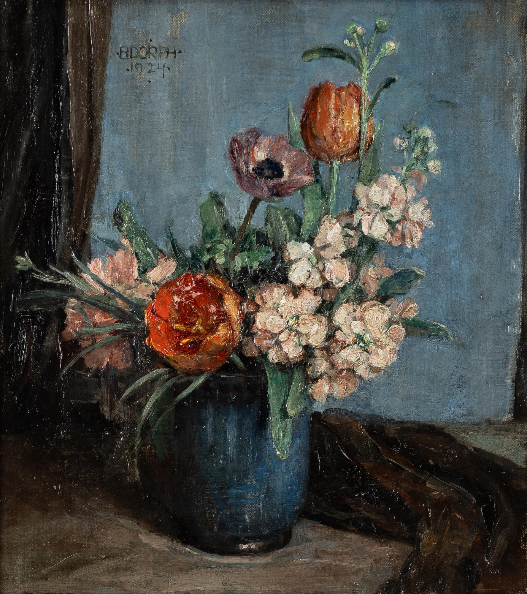 Berta Dorph, Flower still life.