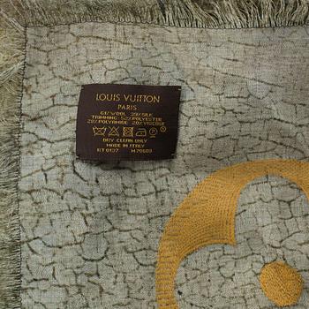 LOUIS VUITTON, sjal "Da Vinci Mona-Lisa" ur Master Collection av Jeff Koons 2017.