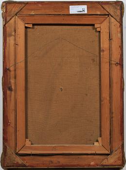 OKÄND KONSTNÄR, olja på duk. Sign AST o dat 1861.