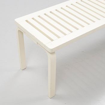 Alvar Aalto, a model 153 bench, Artek, Finland.