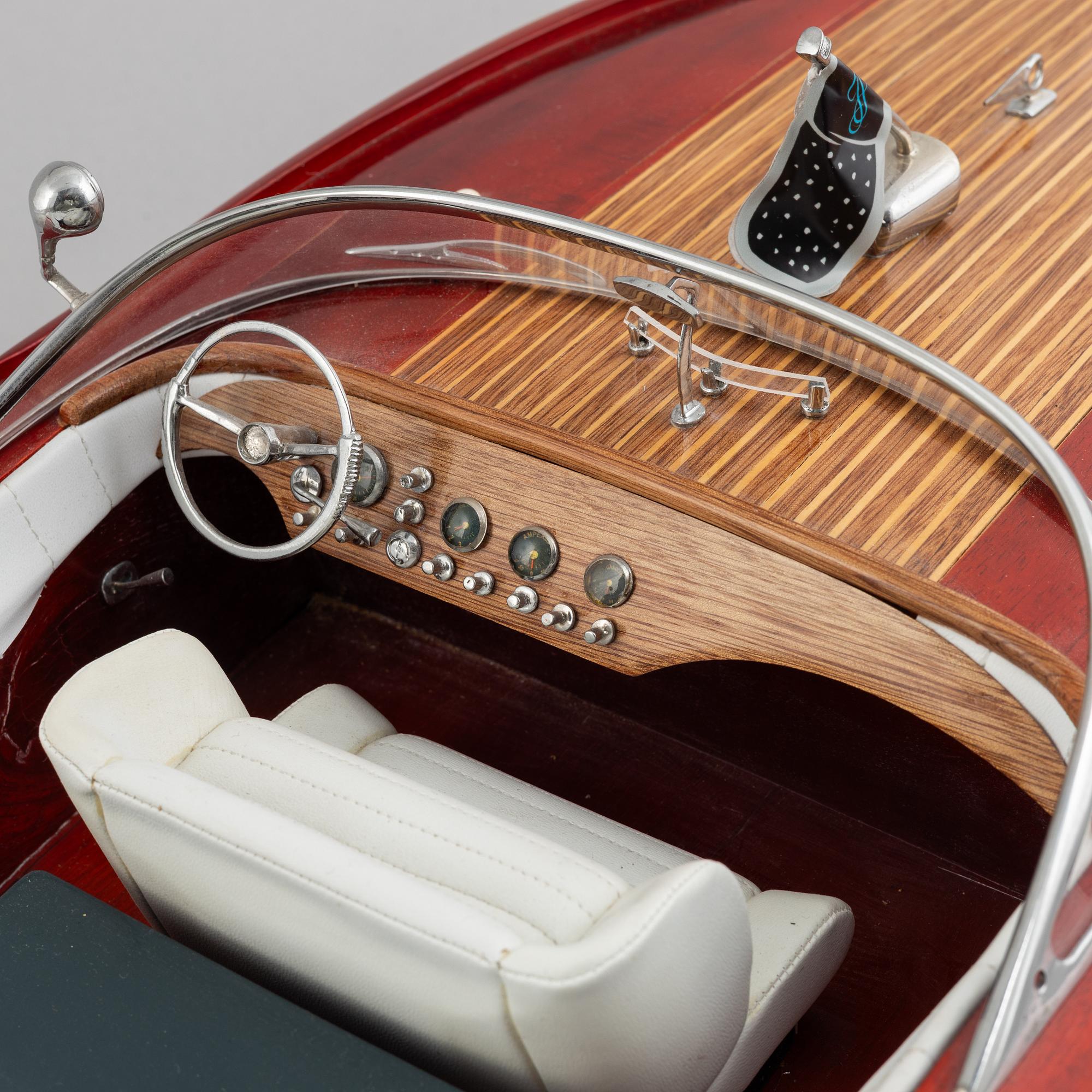 Model boat, Riva, second half of the 20th century.
