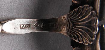 PARTI SILVER, 4 delar, 1800/1900-tal.