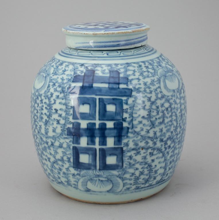 BOJAN med LOCK, porslin, Kina, Hsien Feng 1851-1861.