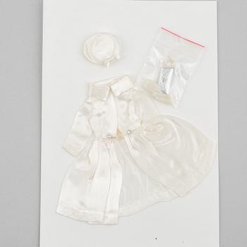 Clothing sets, Barbie, 4 pcs, including "Barbie White Magic 1607" & "Barbie Saturday Matinee 1615", Mattel, 1960s.