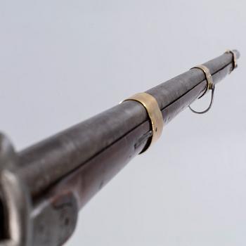 A percussion rifle for the swedish army, m/1815-49.