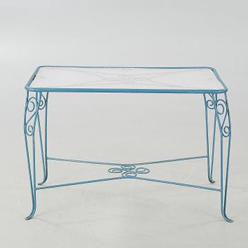 Four garden furnitures from the latter half of 20th century.