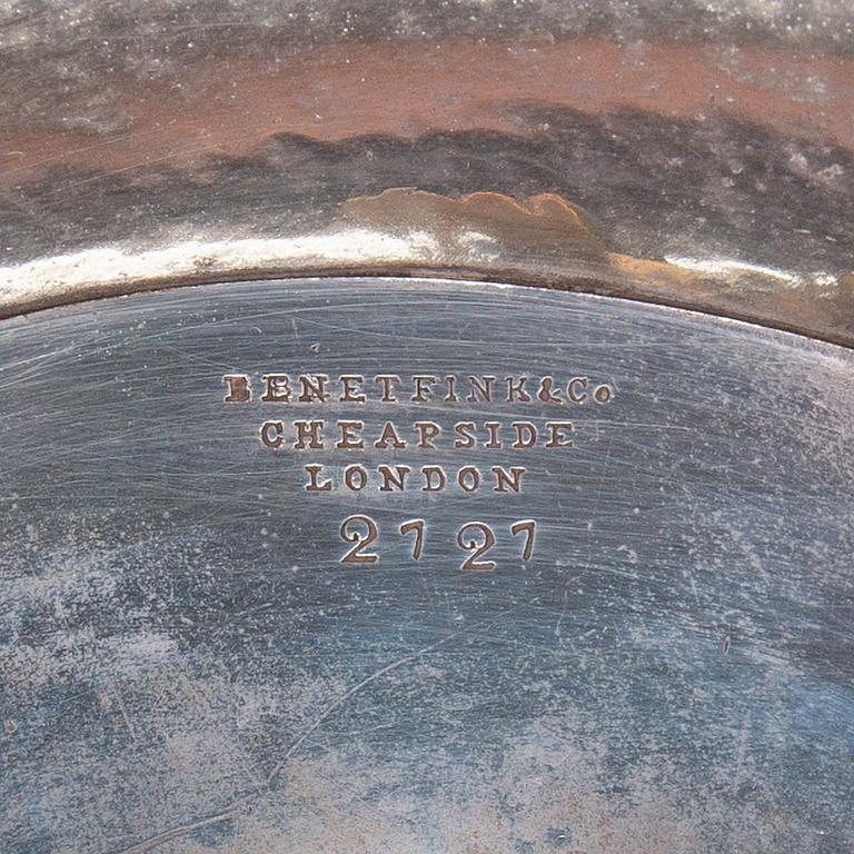 Cloche England 1900-talets första hälft nysilver.