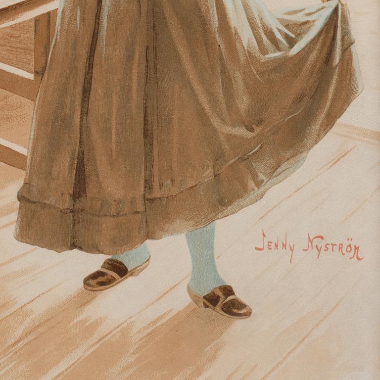 Jenny Nyström, At the Loom.