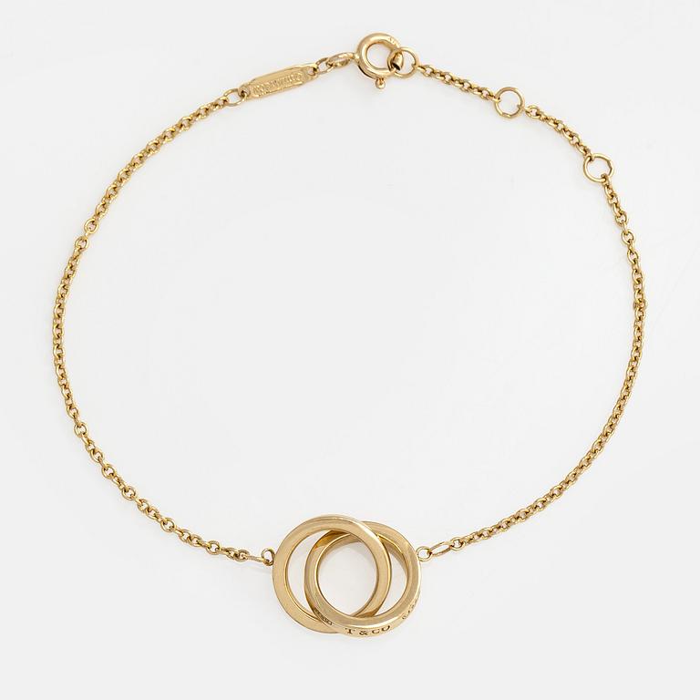 Tiffany & Co, rannekoru  "Interlocking Circles" 18K kultaa.